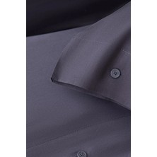 Apricitas Home Essential Antrasit Çift Kişilik %100 Pamuk Nevresim Takımı