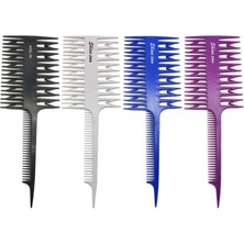 Siyah Profesyonel Saç Tarak Saç Boyama Vurgulamak Saç Fırçası Balık Kılçığı Sıçan Kuyruk Tarak Berber Kuaförlük Tarak Salon Saç Şekillendirici Aracı (Yurt Dışından)