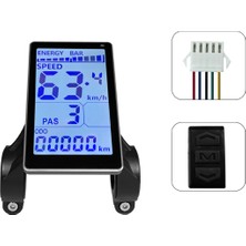 Decisive Elektrikli Bisiklet LCD Metre 5 Pin 24V 36V 48V 60V Evrensel Elektrikli Scooter M5 LCD Panel Ekran Sm Konektörü (Yurt Dışından)