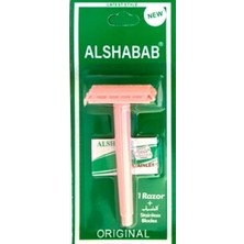 Pembe Alshabab 1 Adet Plastik Emniyetli Jilet Erkekler ve Kadınlar Için Çift Kenar Tıraş Makinesi Saç Kaldırma Aracı 6 Renk Seçimi 1 Bıçak 1 Saplı (Yurt Dışından)