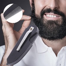 7.3 cm x 1.7 cm Erkekler Için Siyah Mini Cep Sakal Tarağı Plastik Bıyık Güzellik Dolaşık Açıcı Tarak Şekillendirici Araçları Sakal Fırçası Yüz Saç Fırçası Sakal (Yurt Dışından)