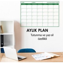 Melsen Manyetik Yapışkanlı Bir Aylık Program Planlayıcı Takvim 85X56 cm