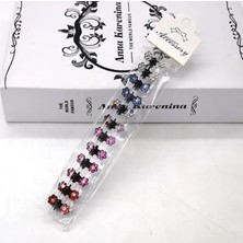 No.7 12 Adet Kelebek Elmas Erik Saç Klipleri Mini Firkete Küçük Çiçekler Saç Tokası Patlama Çocuklar Için Kristal Kızlar Saç Aksesuarları (Yurt Dışından)