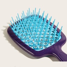 Gül Kırmızı Kuaförlük Tarak Geniş Dişleri Oymak Kafa Derisi Masaj Saç Fırçaları Profesyonel Saç Şekillendirme Fırçaları Berber Aksesuarları (Yurt Dışından)