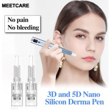 10 Adet 5d Hh-0.2.5mm Otomatik Microneedle Kablosuz Derma Kalemi Kartuşları ile Mikro Iğneleme Dermapen Sistemi Terapisi Mts Ultrima Mikro Neelde Ev Kullanımı (Yurt Dışından)