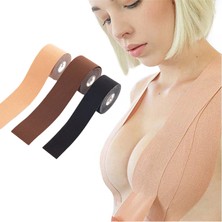 No.10 2.5cm x 5m Boob Bant Sütyen Push Up Meme Kaldırma Kendinden Yapışkanlı Görünmez Diy Straplez Sütyen Meme Çıkartmalar Kadın Intimates Aksesuarları Kapakları (Yurt Dışından)