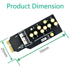 Decisive 12 + 6 Pin Wifi Bluetooth Modülü Koruyucu Adaptör BCM94360CD BCM94331CD BCM94360CS BCM94360CS2 BCM943224PCIEBT2 (Yurt Dışından)