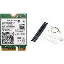 Decisive AX211NGW+ÇIFT Anten Wifi 6e M.2 Anahtar E Cnvio2 2.4ghz/5ghz Kablosuz Ağ Kartı 802.11AC Bluetooth 5.2 Adaptörü (Yurt Dışından)