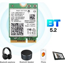 Decisive AX211NGW+ÇIFT Anten Wifi 6e M.2 Anahtar E Cnvio2 2.4ghz/5ghz Kablosuz Ağ Kartı 802.11AC Bluetooth 5.2 Adaptörü (Yurt Dışından)