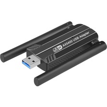 Decisive 5400MBPS Wifi 6e Ağ Kartı USB 3.0 Wifi Adaptörü -Band 2.4g 5g 6g Wifi Alıcı Dongle, 11 Sürücü Için (Yurt Dışından)