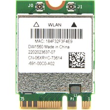 Decisive BCM94352Z DW1560 M.2 Wifi Adaptörü Kablosuz Kart 1200 Mbps 802.11AC 2.4 Ghz/5g Bluetooth 4.0 Ngff Kartı Işletim Sistemi Için (Yurt Dışından)