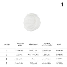 15MM 2m/rulo Gerilebilir Tıbbi Hemşirelik Acil Yardım Gazlı Bez Elastik Net Yara Pansuman Bandajı Kafa Dirsek Ayak Bileği Diz Yaralanmaları (Yurt Dışından)