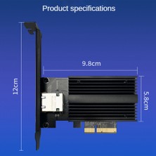 Decisive Pcıe To RJ45 Tek Bağlantı Noktalı RJ45 10G Nıc Pxe Disksiz Önyükleme Sunucusu Endüstriyel Bilgisayar Ethernet Nıc Pcıe Ağ Adaptörü (Yurt Dışından)