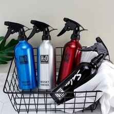 Gümüş 500 ml Kuaförlük Ince Sis Sprey Şişesi Salon Berber Aracı Su Püskürtücü Berber Profesyonel Alüminyum Sulama Kovası Sprey Şişesi (Yurt Dışından)
