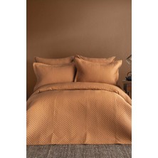 İssimo Home Simply Terra Cotta Pamuk Saten Nevresim Takımı Tek Kişilik
