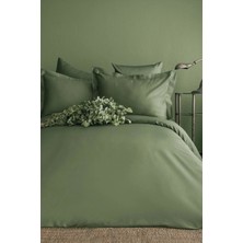 İssimo Home Simply Forest Green 210 Tc (83 Tel) Pamuk Saten Fitted Set 120*200/50*70