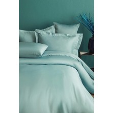 Simply Sky Blue Pamuk Saten Fitted Set 160*200/50*70