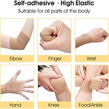 No.7 5cmx4.5m Spor Bandaj Elastik Elastoplast Kendinden Yapışkanlı Bant Koruyun Bilek Avuç Içi Parmak Kol Omuz Diz Ayak Bileği Evcil Hayvanlar Bacak Dövme Güvenliği (Yurt Dışından)