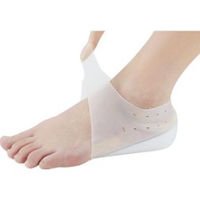 Mavi 2 Cm Yüksekliği Artan Astarı Silikon Topuk Çorap Kadın Erkek Tabanlık 2-3 Cm Tabanlık (Yurt Dışından)