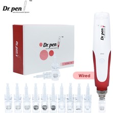 N2-C Us-36 Pın Dr Pen Ultima N2 12 Adet Iğne Kartuşları ile Çok Fonksiyonlu Tel Elektrikli Derma Kalemi Mikro Iğneler Nano Dövme Makinesi (Yurt Dışından)
