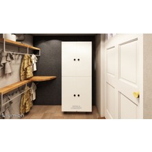 Zerka Concept Venüs Tamamı Mdf 6 Raflı Çok Amaçlı Mutfak Banyo Ayakkabılık Dolabı 60 cm