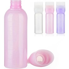 PURPLE-170ML 120ML Saç Yağı Aplikatör Şişesi Kuaförlük Şampuan Şişesi Saç Boyası Doldurulabilir Şişe Saç Boyama Kuaförlük Şekillendirici Araçları (Yurt Dışından)