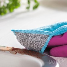 Minihome York Power Scrub Mikrofiber Bez 35 x 35 cm Mavi