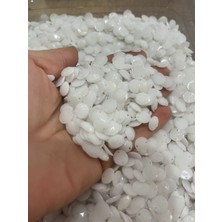 Gönülden Tasarım 05 mm 20 gr Delikli Yapıştırılabilir Kristal Beyaz Boncuk