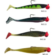 ef&fe Duckfin Shad  Hazır Zokalı Silikon Yem  13CM 28GR
