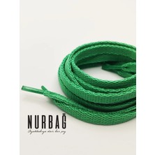 Nurbağ Dokuma Spor Ayakkabı Yeşil Yassı Bağcık 80 cm 1 Çift XC0007