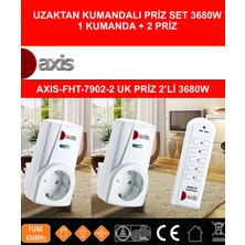 Axıs Ikili Uzaktan Kumandalı Priz Set 3680 W