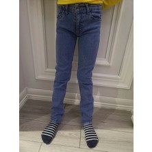 Booss Milano Slim Fit Erkek Çocuk Denim Kot Pantolon Buz Mavi 999