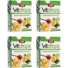 Dola Vitdrops Limon & Bal 30 gr 4 Adet