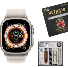 BGG Tech Watch 8 Ultra 10 Kordonlu Silikon 49 mm Akıllı Saat