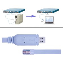 USB 2.0 Cisco Router RJ45 Konsol Kablosu usb to rj45 kablo 1.5m