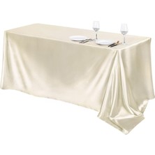 Humble High-End Otel Ziyafet Düğün Sahne Masa Örtüsü Düz Renk Dikdörtgen Parlak Saten Masa Örtüsü Renk Ding Masa Örtüsü (Yurt Dışından)