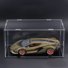 Humble Şeffaf Vitrin 1:18 Die-Cast Model Oyuncak Araba Için Uygun Toz Geçirmez Model Bebek Saklama Kutusu 31X16X15.5 cm (Yurt Dışından)
