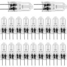 Humble 20 Adet G4 Halojen Ampuller, 20W 12V Halojen Ampuller 2 Pin Şeffaf Lamba (Yurt Dışından)