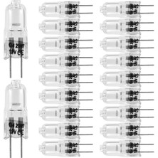 Humble 20 Adet G4 Halojen Ampuller, 20W 12V Halojen Ampuller 2 Pin Şeffaf Lamba (Yurt Dışından)