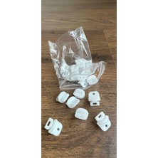 Tül Evi Perde Düğmesi Korniş Perde Sonlandırıcı Kilit Stop Final Perde Stoperi Sonlandırıcı 20 Adet