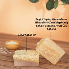 Doğal Kabak Lifli Pirinç Özü Sabunu 130 gr PR01