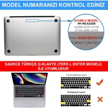 Fogy MacBook Air M1 Çip A2337 A1932 A2179 13.3 Uyumlu Kılıf  Zırh Kapak Standlı