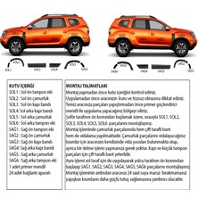 Asegaraj Ferrous Dacia Duster 2018> Premıum Çamurluk-Kapı Koruma Dodik Seti 12 Prç