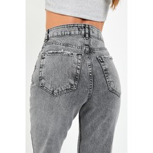 Geenz Likralı Mom Jean Pantolon