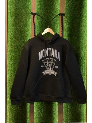 HGM Montana Özel Tasarım Kapşonlu Sweatshirt