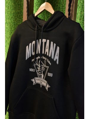 HGM Montana Özel Tasarım Kapşonlu Sweatshirt