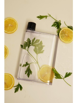 Perotti Sahara A6 Memo 350ML Bottle Motivasyonel Su Matarası Notebook Sporcu Suluk Su Şişesi