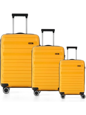 ÇÇS 5225 Polipropilen 3 Lü Valiz Seti