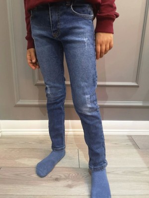 Daniel Milano Booss Erkek Çocuk Denim Kot Pantolon Açık Mavi 2819