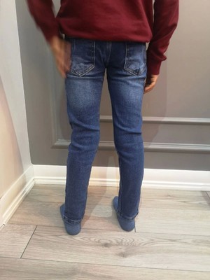 Daniel Milano Booss Erkek Çocuk Denim Kot Pantolon Açık Mavi 2819